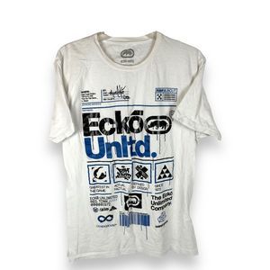 Echo Unlimited T Shirt White Size Large Graphic